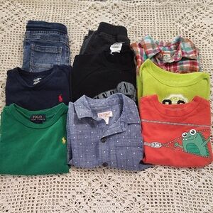 Bundle Lot Of 9 Boys Clothes Size 18 Months A9